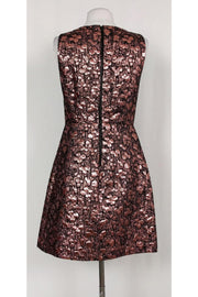 Current Boutique-Alice & Olivia - Black & Pink Metallic Shimmer Dress Sz 8