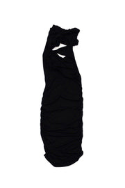 Current Boutique-Alice & Olivia - Black Ruched Bodycon Dress Sz XS