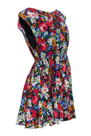 Current Boutique-Alice & Olivia - Bright Floral Boat Neck Dress Sz M