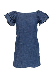 Current Boutique-Alice & Olivia - Denim Off-the-Shoulder Dress Sz XS