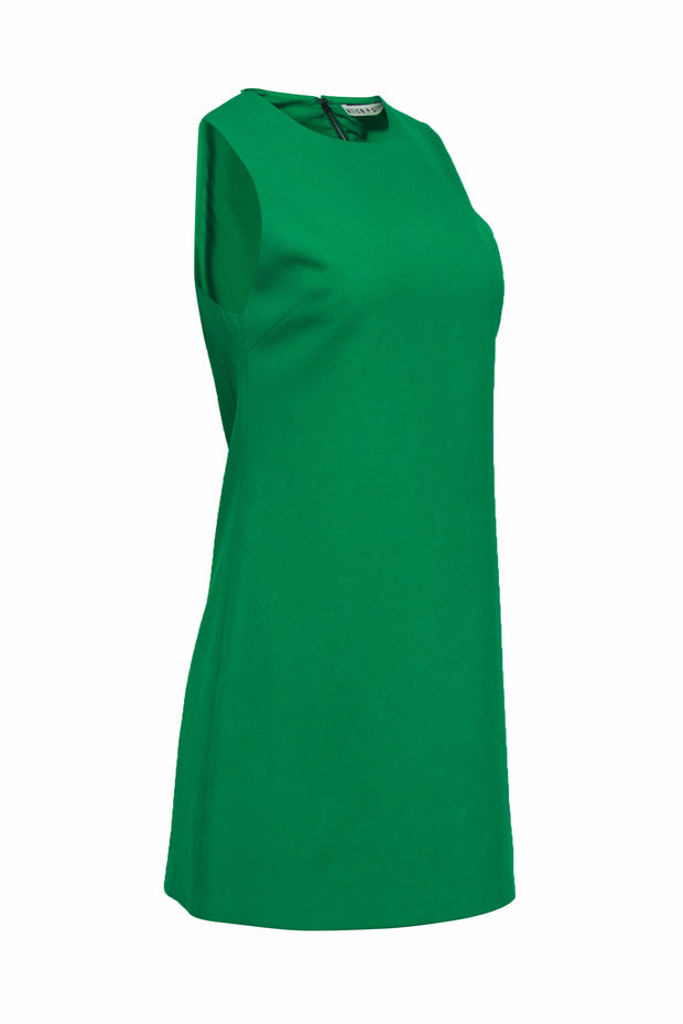 Current Boutique-Alice & Olivia - Emerald Sheath Dress w/ Exposed Back Zipper Sz 2