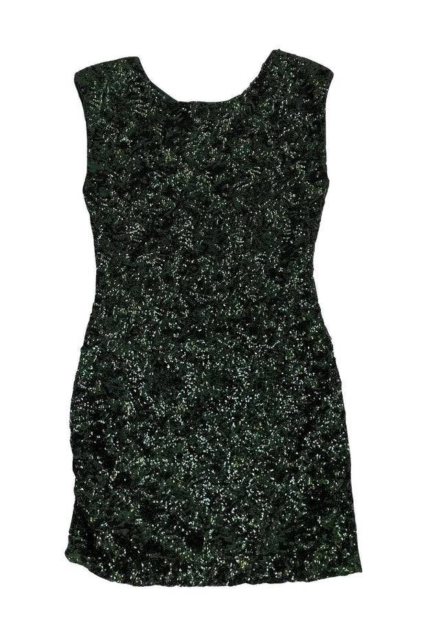 Current Boutique-Alice & Olivia - Green Sequin Dress Sz S