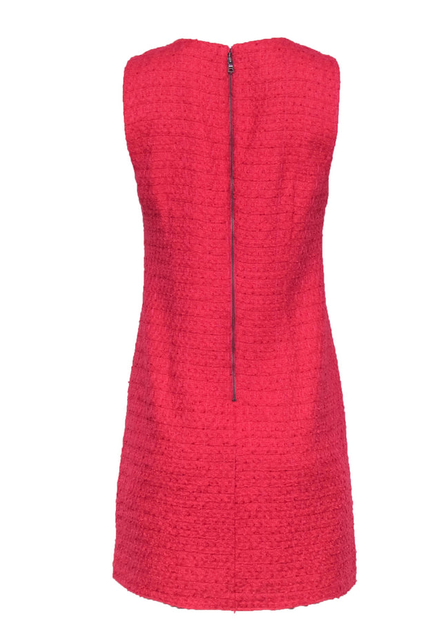 Current Boutique-Alice & Olivia - Hot Pink Metallic Tweed A-Line Dress Sz 6