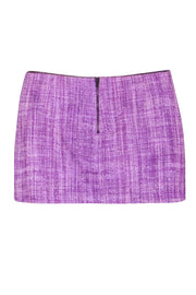 Current Boutique-Alice & Olivia - Lavender Tweed Miniskirt Sz 12