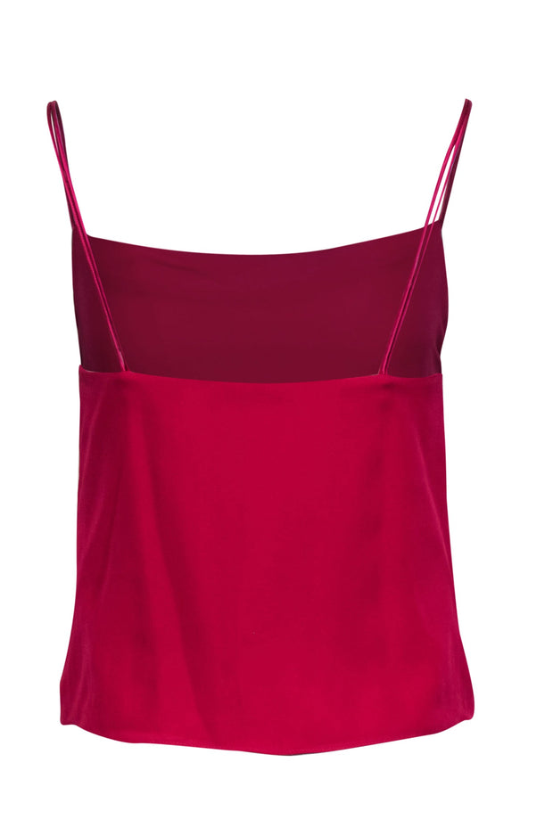 Current Boutique-Alice & Olivia - Magenta Cowl Neck Cropped Camisole Sz XS