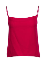 Current Boutique-Alice & Olivia - Magenta Cowl Neck Cropped Camisole Sz XS