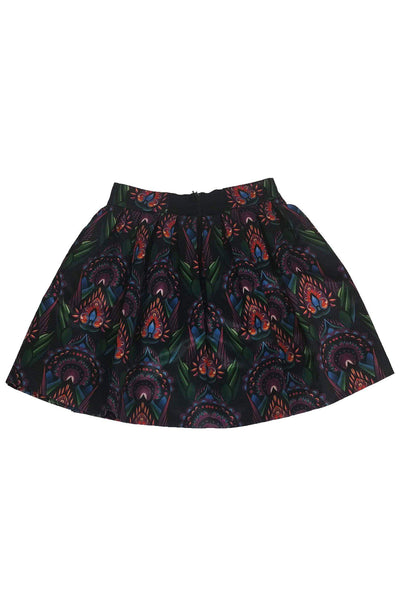 Current Boutique-Alice & Olivia - Ombre Deco Printed Flared Skirt Sz 0