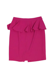 Current Boutique-Alice & Olivia - Pink Peplum Skirt Sz 4