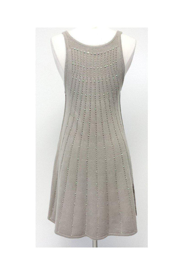 Current Boutique-Alice & Olivia - Taupe Wool/Cashmere Sweater Dress Sz S