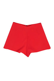 Current Boutique-Alice & Olivia - Tomato Red High Waisted Shorts Sz 4