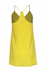 Current Boutique-Alice & Olivia - Yellow Skinny Strap Racerback Mini Dress Sz XS