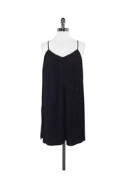 Current Boutique-All Saints - Black Pleated Shift Dress Sz 2