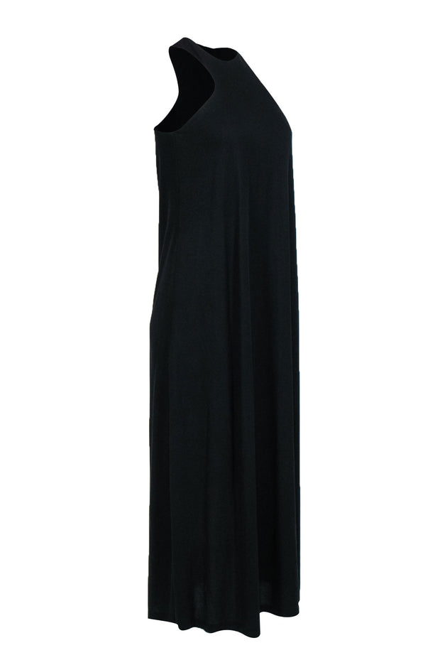 Current Boutique-All Saints - Black Racer Top Maxi Dress Sz 2