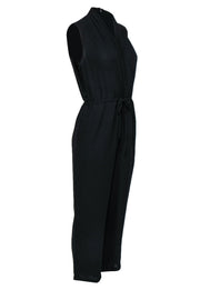 Current Boutique-All Saints - Black Sleeveless Surplice Jumpsuit w/ Belt Sz S