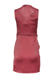 Current Boutique-All Saints - Dusty Rose Sleeveless Wrap Dress Sz 2