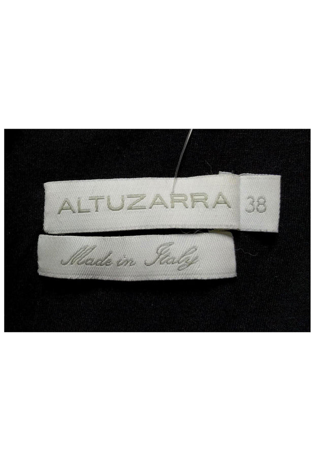 Current Boutique-Altuzarra - Black Peplum Dress Sz 6