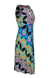 Current Boutique-Anthropologie - Multicolor Retro Print Sleeveless Maxi Dress Sz 8