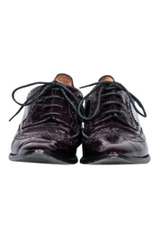 Current Boutique-Aquatalia - Dark Maroon Patent Oxfords Sz 6.5