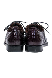 Current Boutique-Aquatalia - Dark Maroon Patent Oxfords Sz 6.5