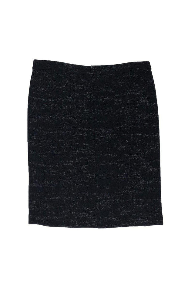 Current Boutique-Armani Collezioni - Black Marbled Skirt Sz 12