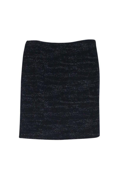 Current Boutique-Armani Collezioni - Black Marbled Skirt Sz 12