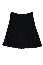 Current Boutique-Armani Collezioni - Black Pleated Skirt Sz 8