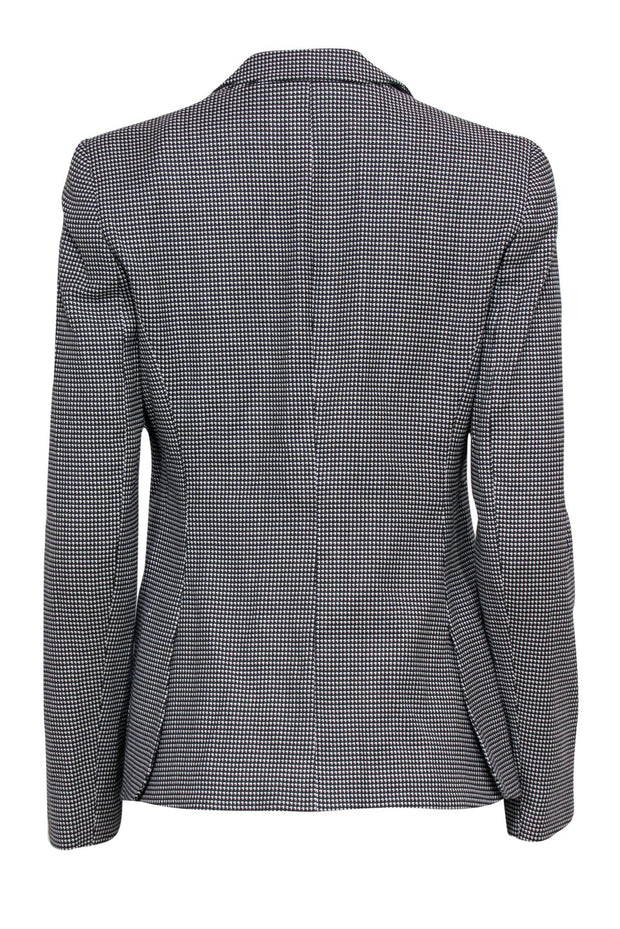 Current Boutique-Armani Collezioni - Black & White Houndstooth Wool Blazer Sz 4