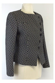 Current Boutique-Armani Collezioni - Black White Polka Dot Jacket Sz 6