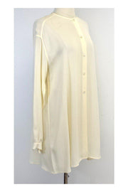 Current Boutique-Armani Collezioni - Cream Long Sleeve Tunic Sz 6