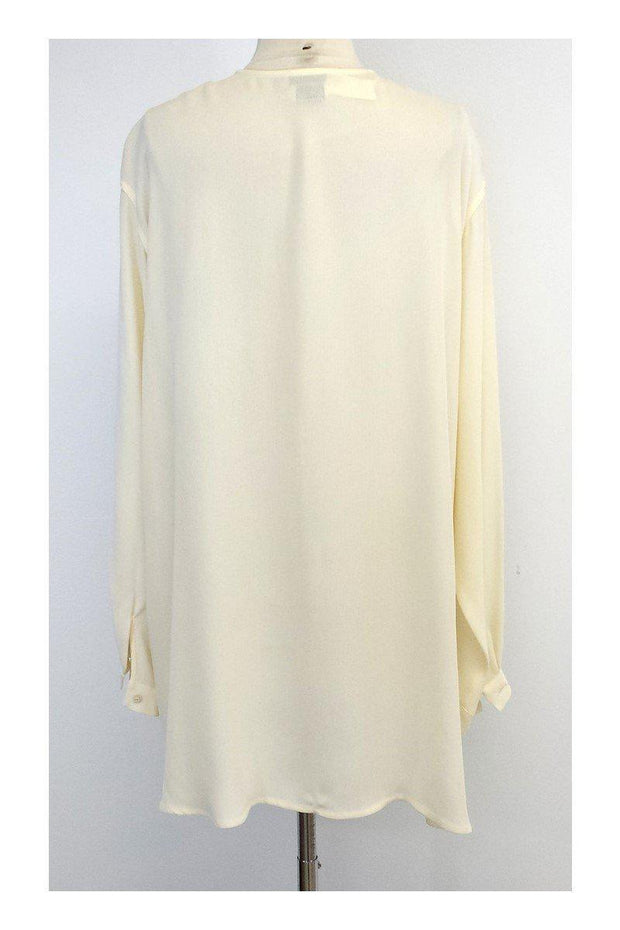 Current Boutique-Armani Collezioni - Cream Long Sleeve Tunic Sz 6