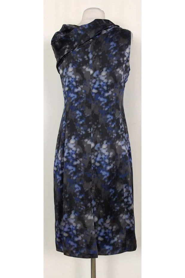 Current Boutique-Armani Collezioni - Grey & Blue Speckled Dress Sz 8