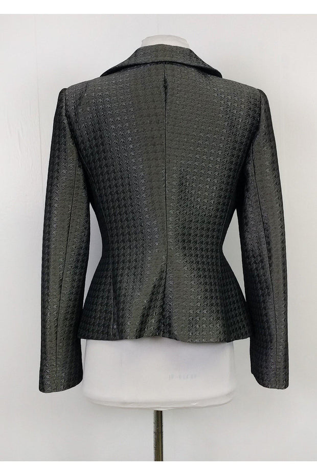 Current Boutique-Armani Collezioni - Grey Houndstooth Blazer Sz 10