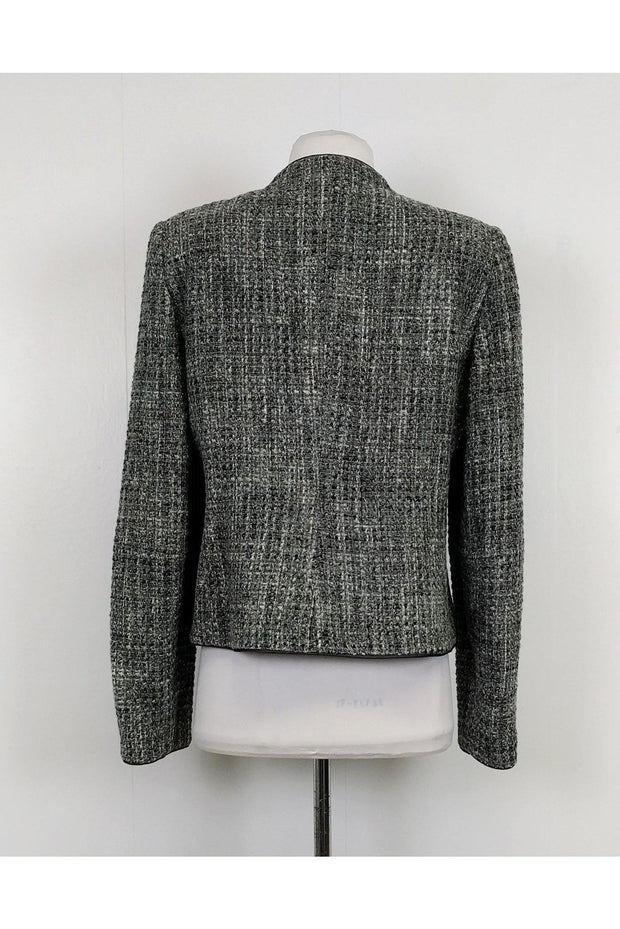 Current Boutique-Armani Collezioni - Grey Tweed Jacket Sz 12