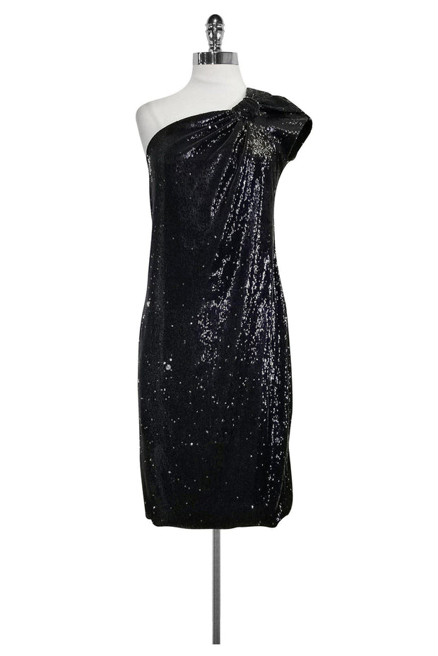 Current Boutique-Armani Collezioni - Gunmetal Sequin Dress Sz 8