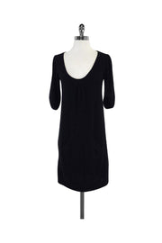 Current Boutique-Autumn Cashmere - Black Cashmere Sweater Dress Sz XS