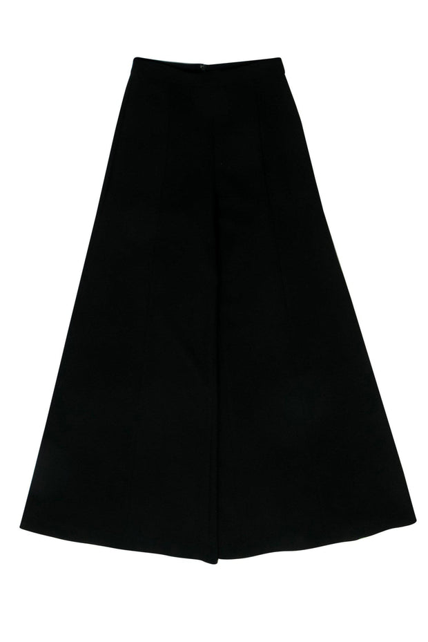 Current Boutique-BCBG Max Azria - Black High-Waisted Wide Leg Trousers Sz XXS