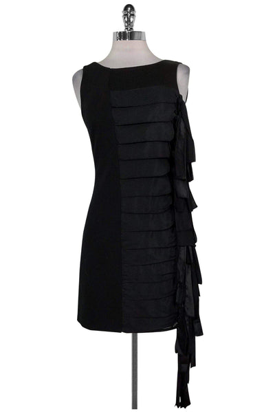 Current Boutique-BCBG Max Azria - Black Knotted Straps Dress Sz 0