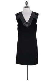 Current Boutique-BCBG Max Azria - Black Mirrored Shoulders Dress Sz S