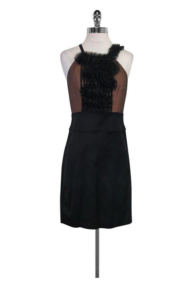 Current Boutique-BCBG Max Azria - Black Ruffle Dress Sz 2