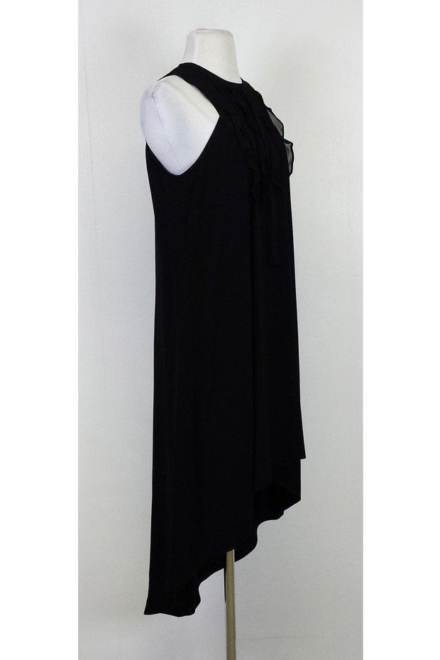 Current Boutique-BCBG Max Azria - Black Sleeveless Dress w/ Ruffles Sz XS