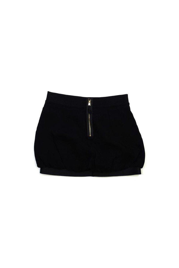 Current Boutique-BCBG Max Azria - Black Woven Miniskirt Sz 2