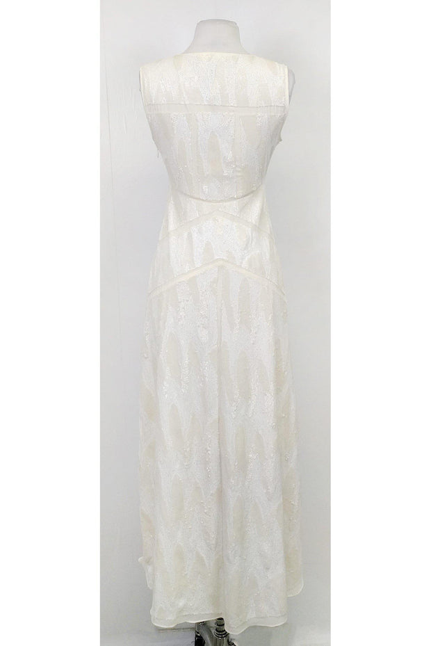 Current Boutique-BCBG Max Azria - Cream Sequin Dress Sz 2