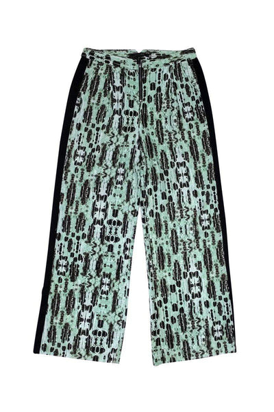 Current Boutique-BCBG Max Azria - Green Printed Pants Sz S