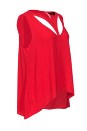 Current Boutique-BCBG Max Azria - Red "Anastazia" Tank w/ Cutouts Sz M