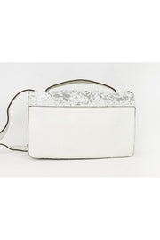 Current Boutique-BCBG Max Azria - White Leather Sequin Crossbody