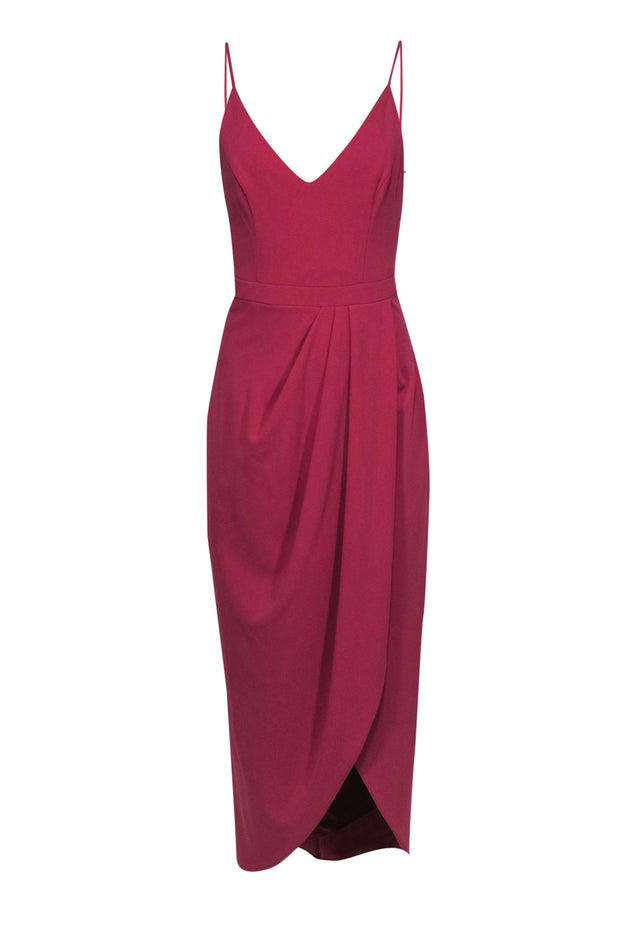 Current Boutique-BHLDN by Anthropologie - Pink Sleeveless Maxi Dress w/ Slit Sz 12