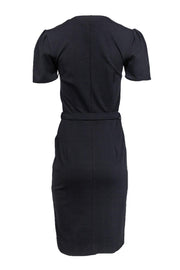 Current Boutique-BOSS Hugo Boss - Black Low Scoop Neck Dress Sz P