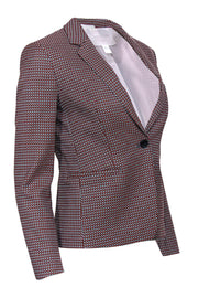 Current Boutique-BOSS Hugo Boss - Orange & Black Textured Blazer Sz 2