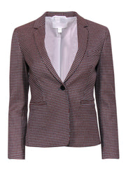 Current Boutique-BOSS Hugo Boss - Orange & Black Textured Blazer Sz 2