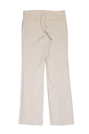 Current Boutique-Badgley Mischka - Cream Straight Leg Slacks Sz 10